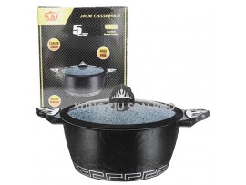 KI-T2824#24CM CASSERILE(K&I)(BLACK STONE)